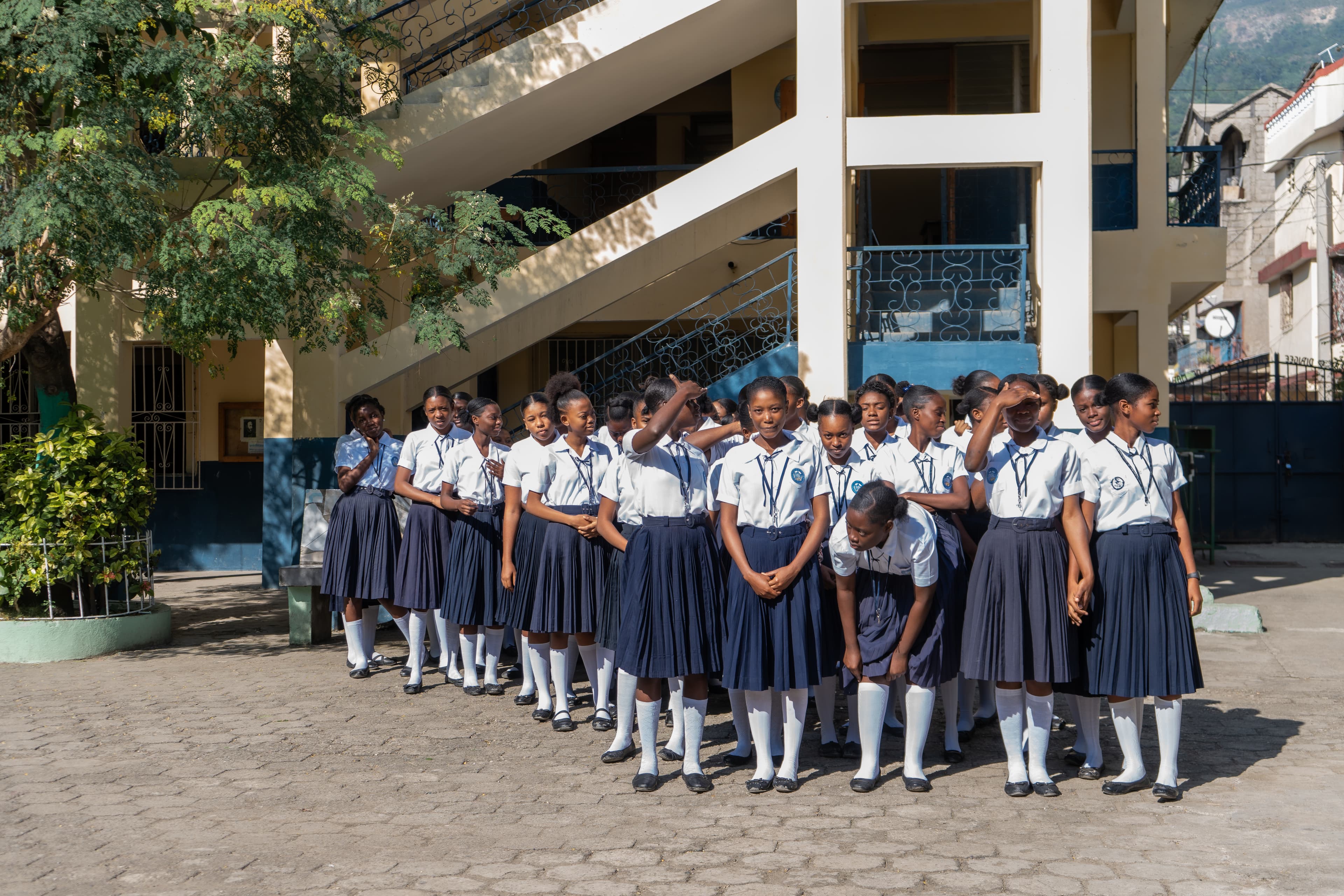 Haiti Bright Futures students